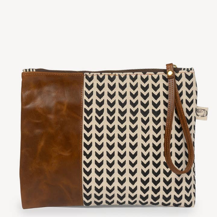 Leher (Wave) Clutch for wholesale by Khushbu Brand