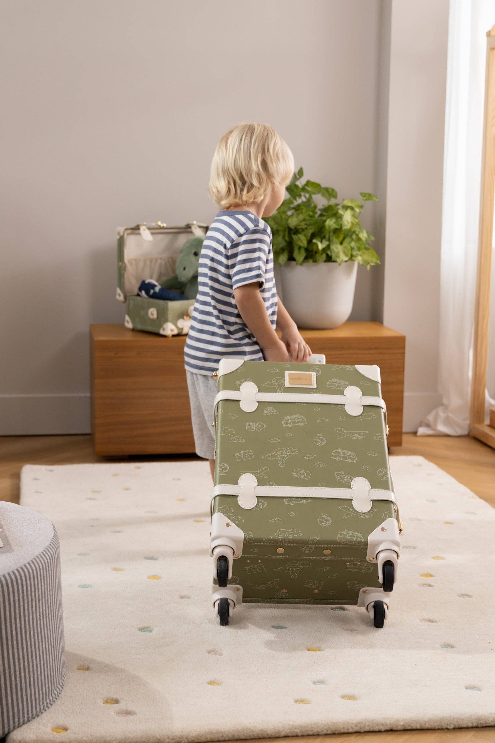 Coco Village – Bagagem - Crianças por atacado – Mala de Cabine em Pele Vegan - Viagem5