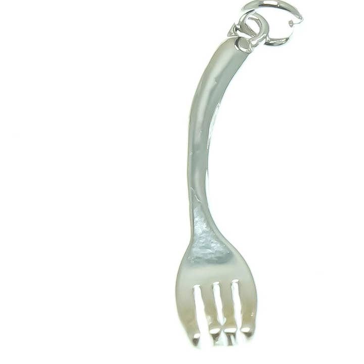 Jewel Pledge - Wholesale Individual Charm/Pendant - 18k Gold/Silver Cutlery Charms, Forks & Spoons, CPG/S1370-713