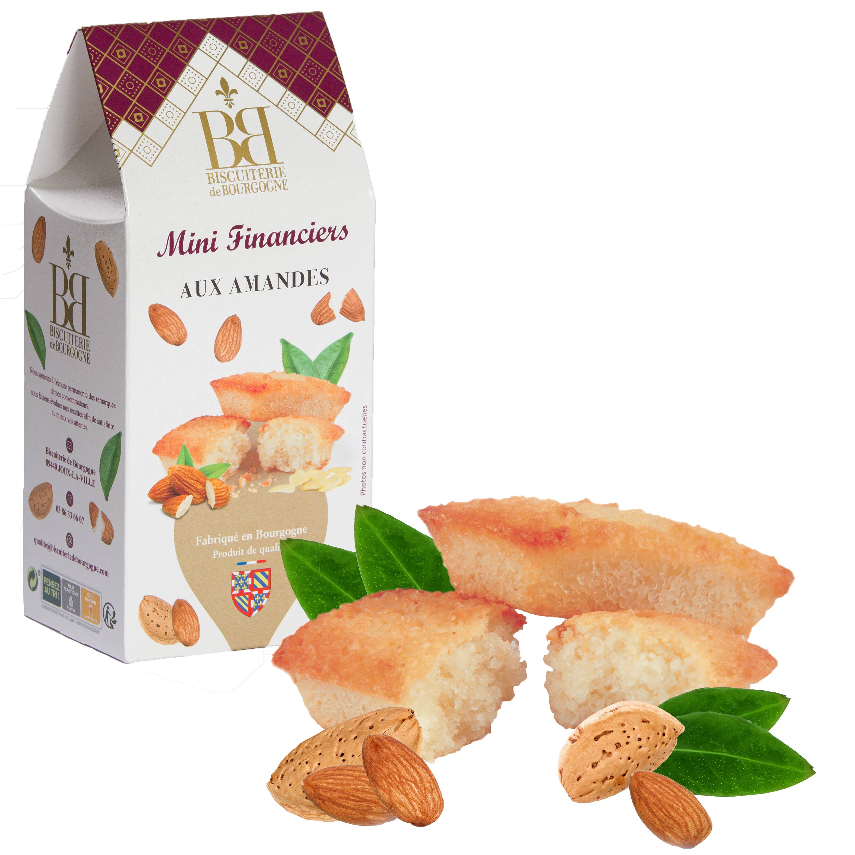 Biscuiterie de bourgogne et chocolaterie Chopard - Wholesale Cookie - Case of mini-financiers with almonds2