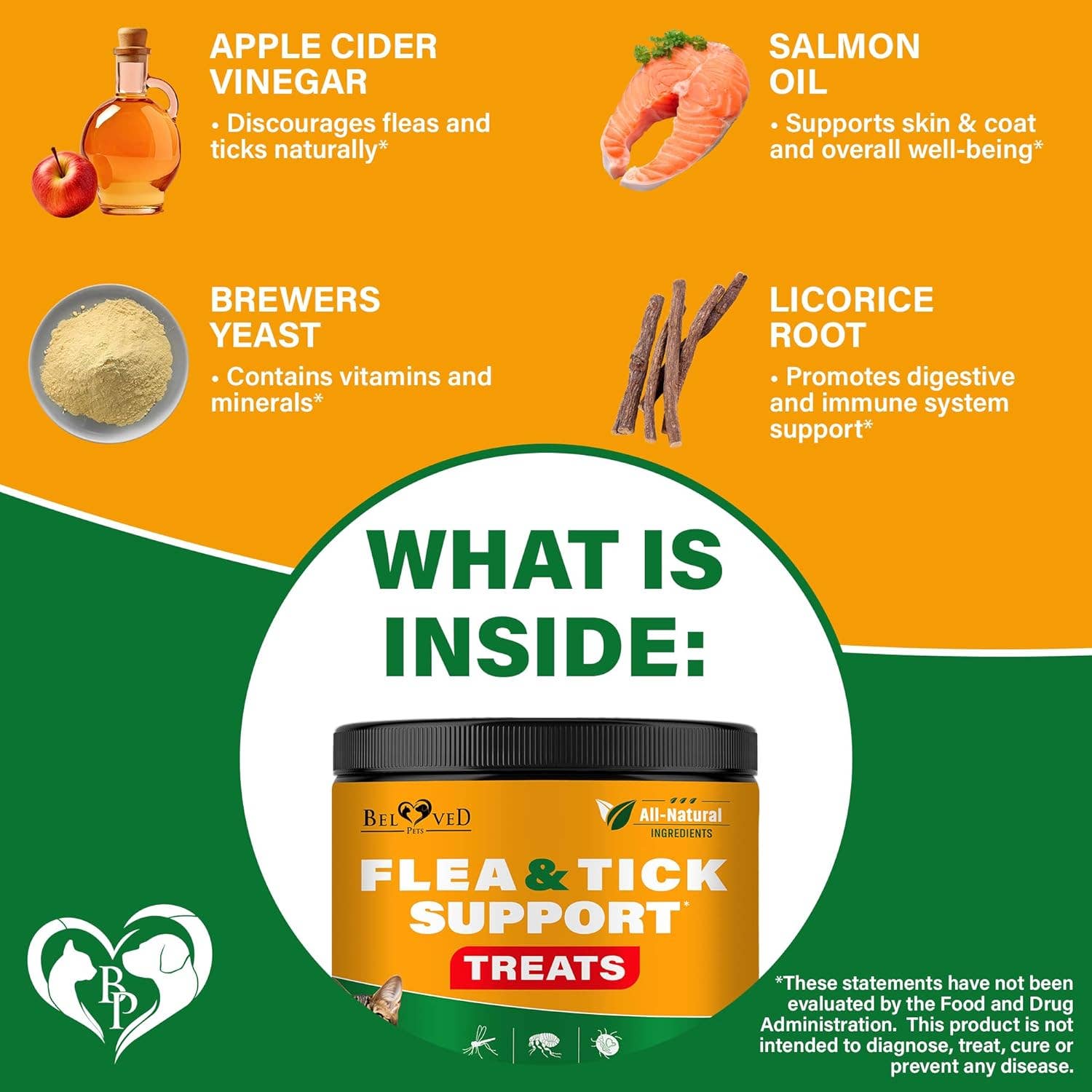 Beloved Pets - Wholesale Pet Treats - Cat - Beloved Pets Flea & Tick Support Chewable Treats with Chicken Flavor for Cats, 10-oz Pack4