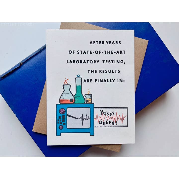 HEI LO CARDS – wholesale Birthday card – "Yasss Queen" Birthday / Anytime Greeting Card3