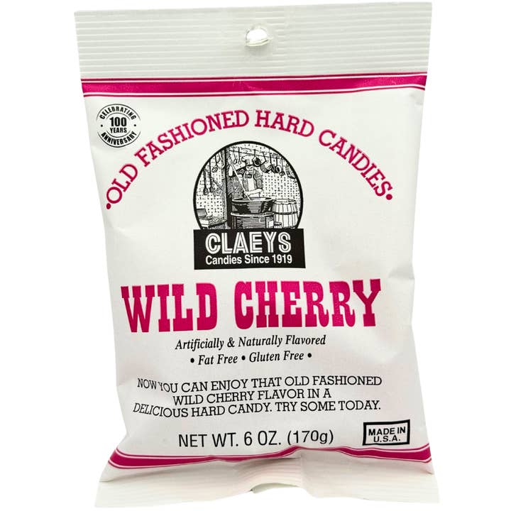 Martin's Country Store LLC - Wholesale Hard Candy - Sanded Drops Hard Candy - Wild Cherry Flavor 24/6oz