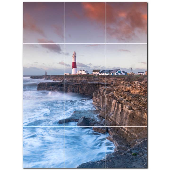 Mural de Azulejos Cerâmicos para Farol PT500818 por atacado de Picture-Tiles.com