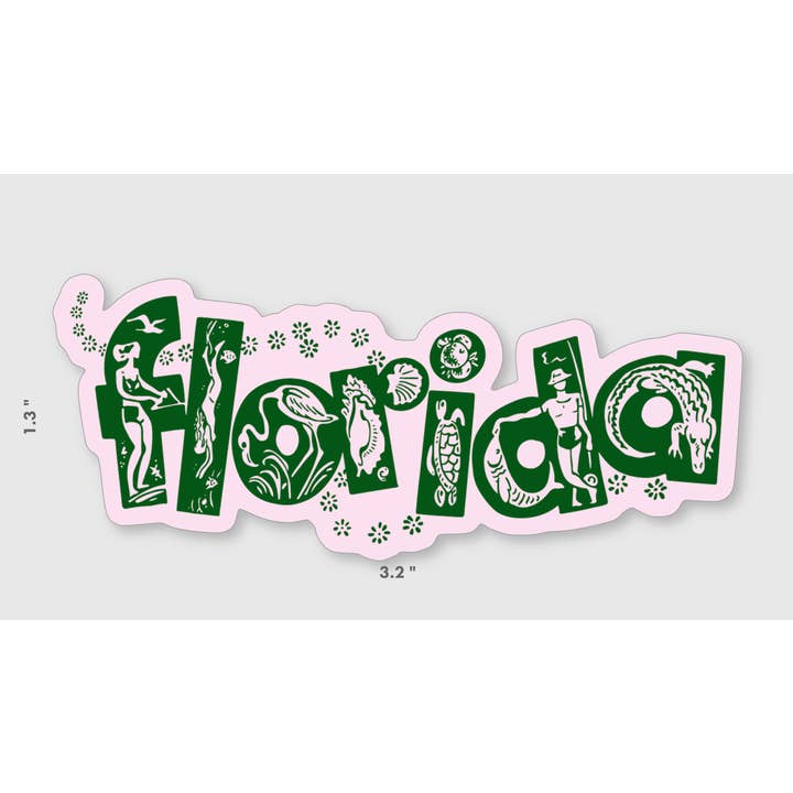 5801 Print House - Wholesale Sticker - Florida Tour Sticker