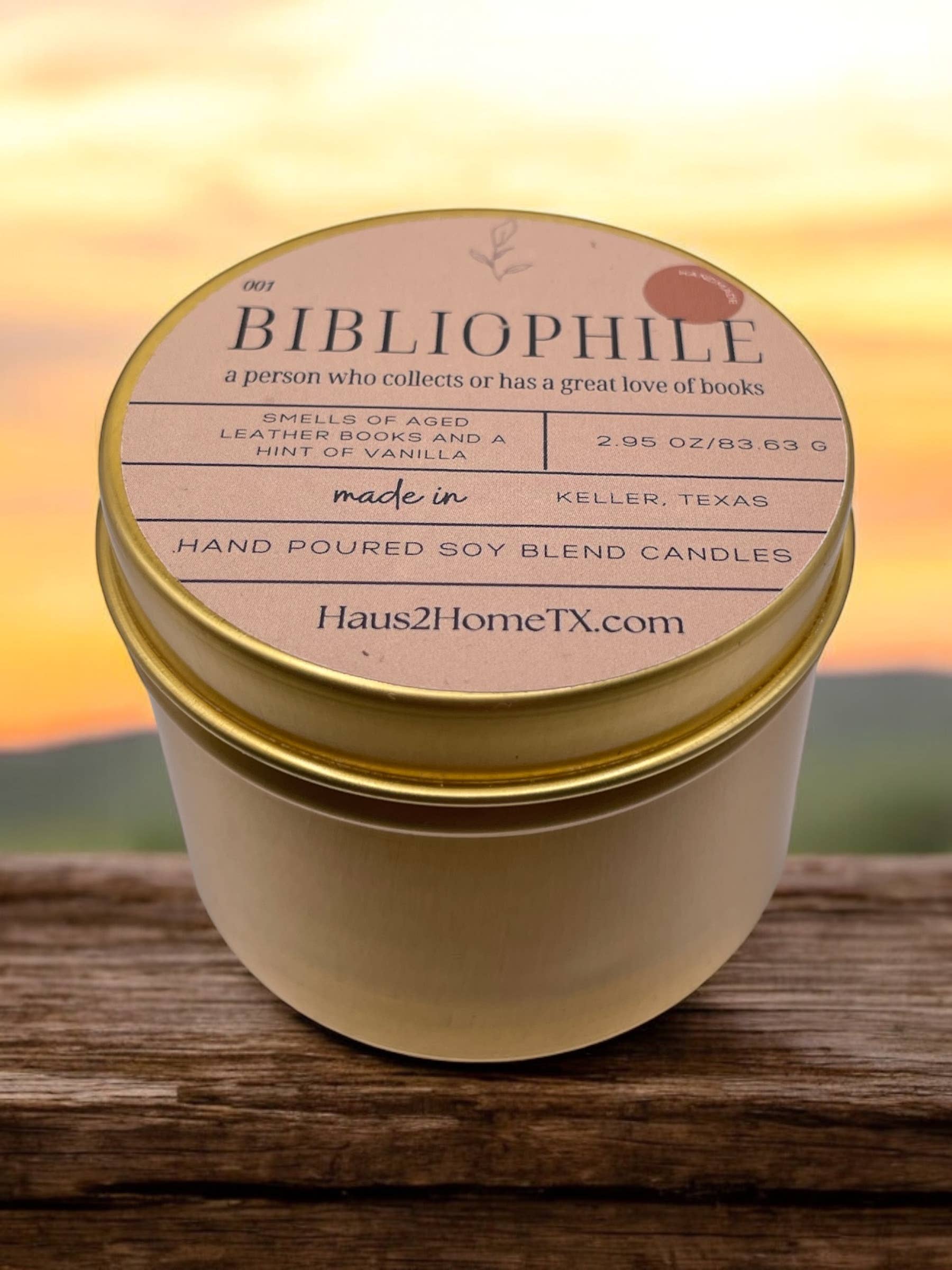 Haus II Home, LLC - Wholesale Jar/Filled Candle - Hand-Poured Candle - Bibliophile0