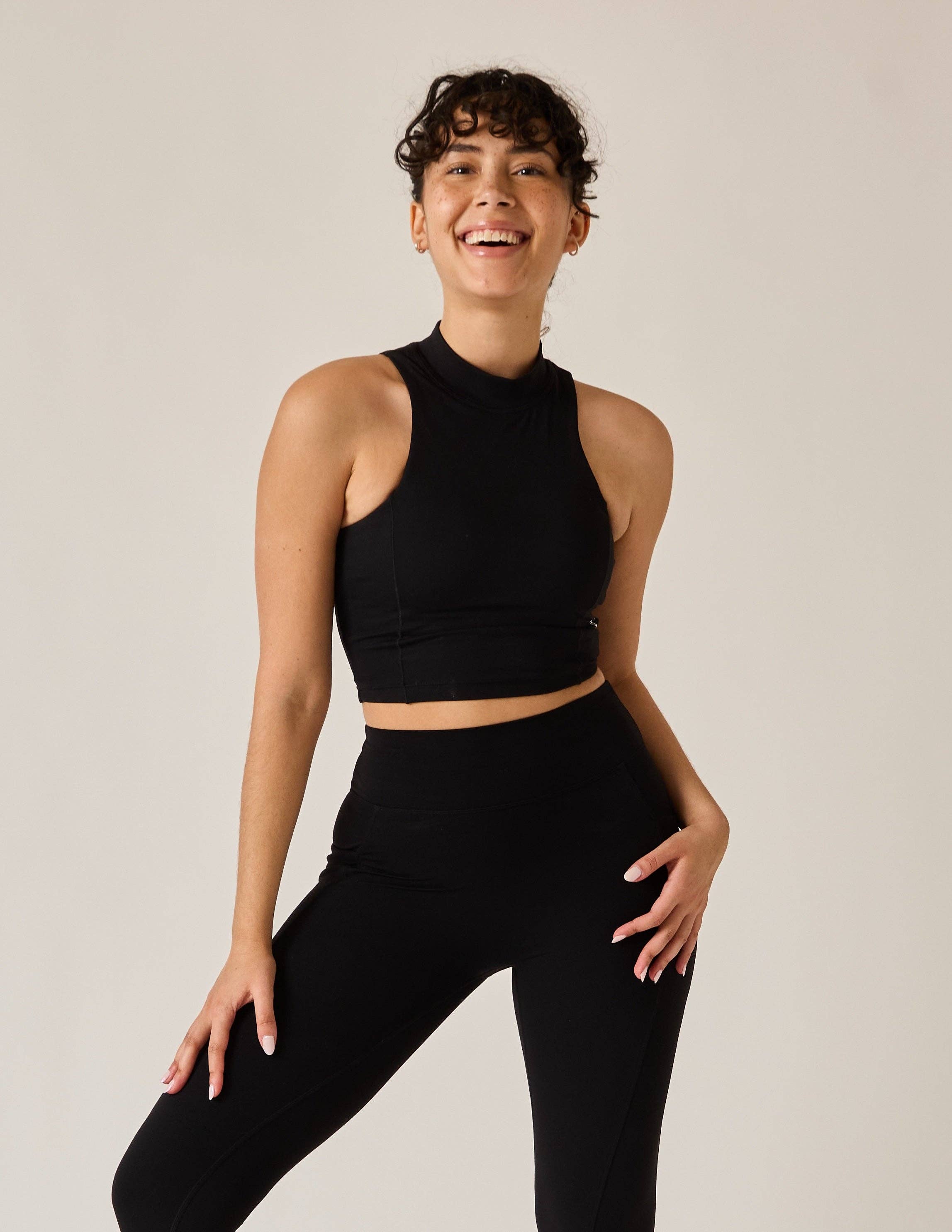 LUCKY HONEY - Wholesale Athletic Top - Women's - Luxe Compression High Neck Sport Top6