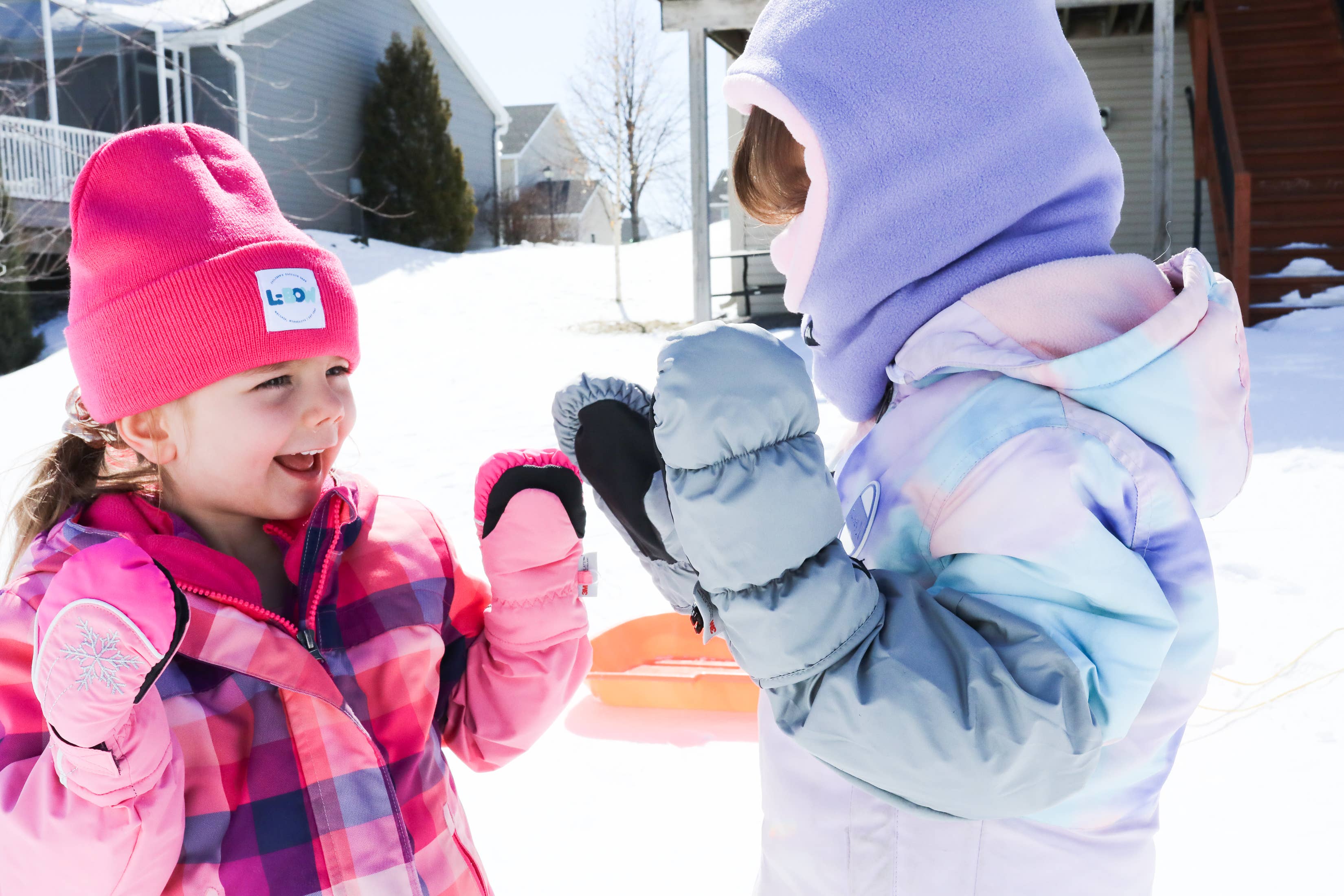 L-Bow Mittens – wholesale Mittens – Child – Puffy Mittens1