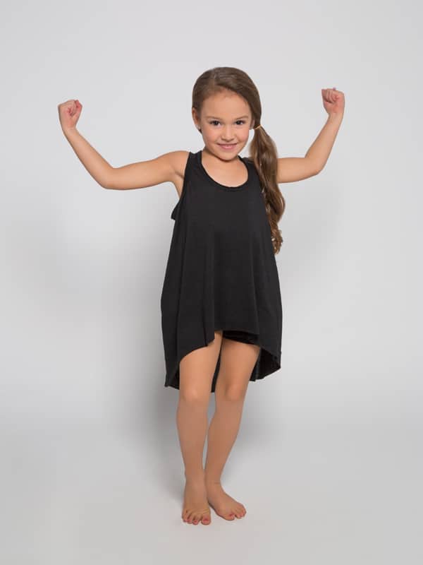 Jazzy Itty Bitty Dress, Black for wholesale by Sugar And Bruno