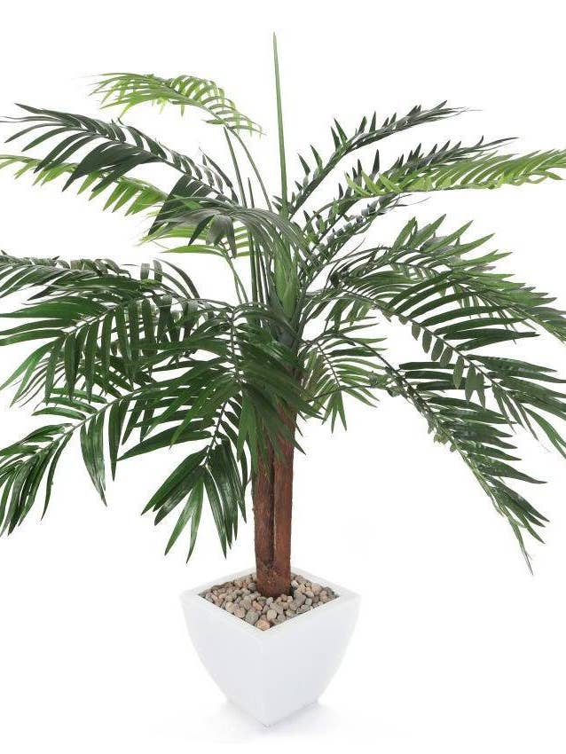 Artificial 3ft 6" Kentia Palm Tree - Green and Neutral Tones for wholesale by Closer2Nature