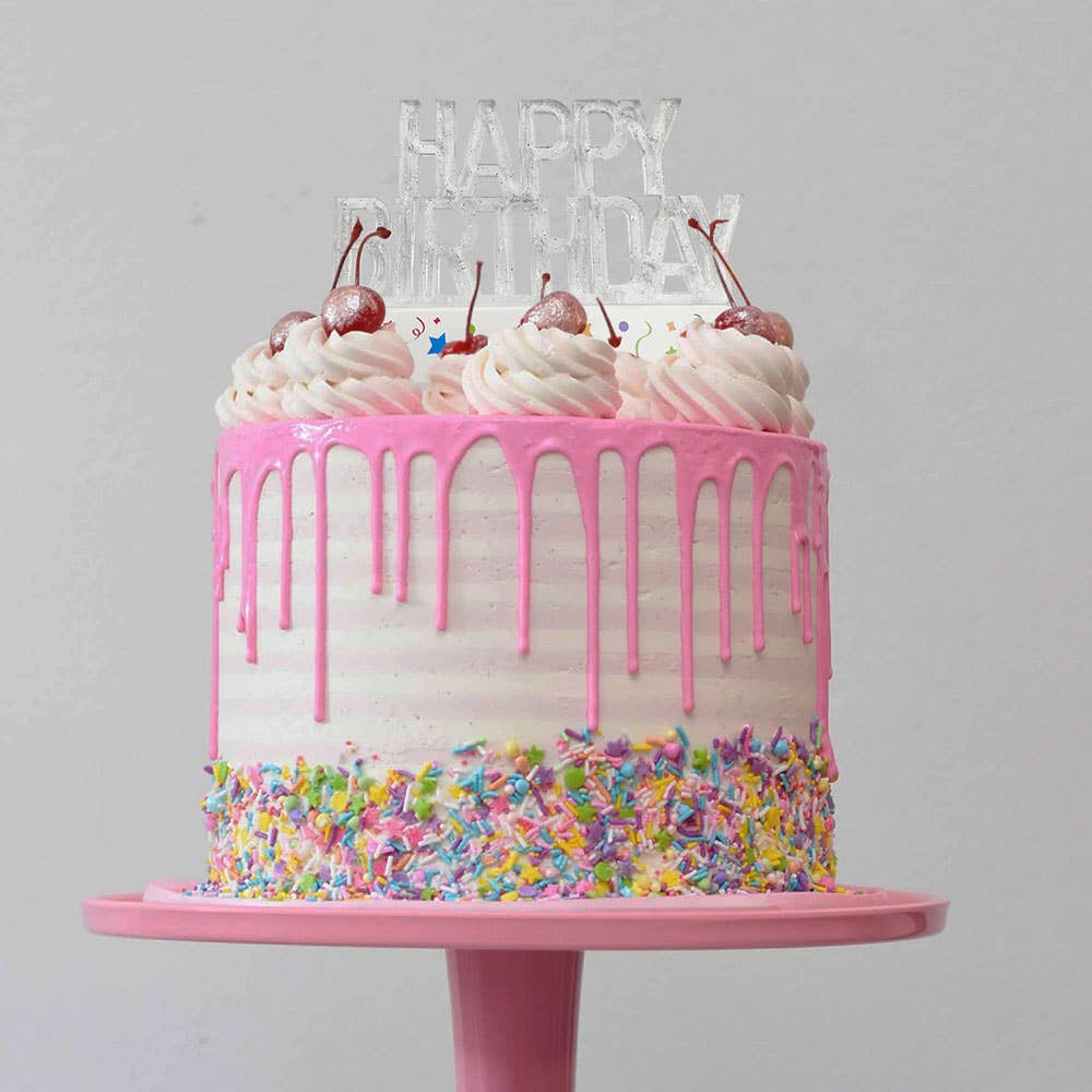JFL Enterprises - Wholesale Cake/Cupcake Topper - Light Up Happy Birthday Cake Topper1