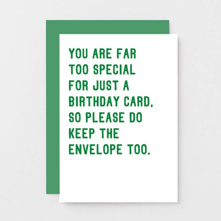 Birthday Card | The Envelope for wholesale by SixElevenCreations