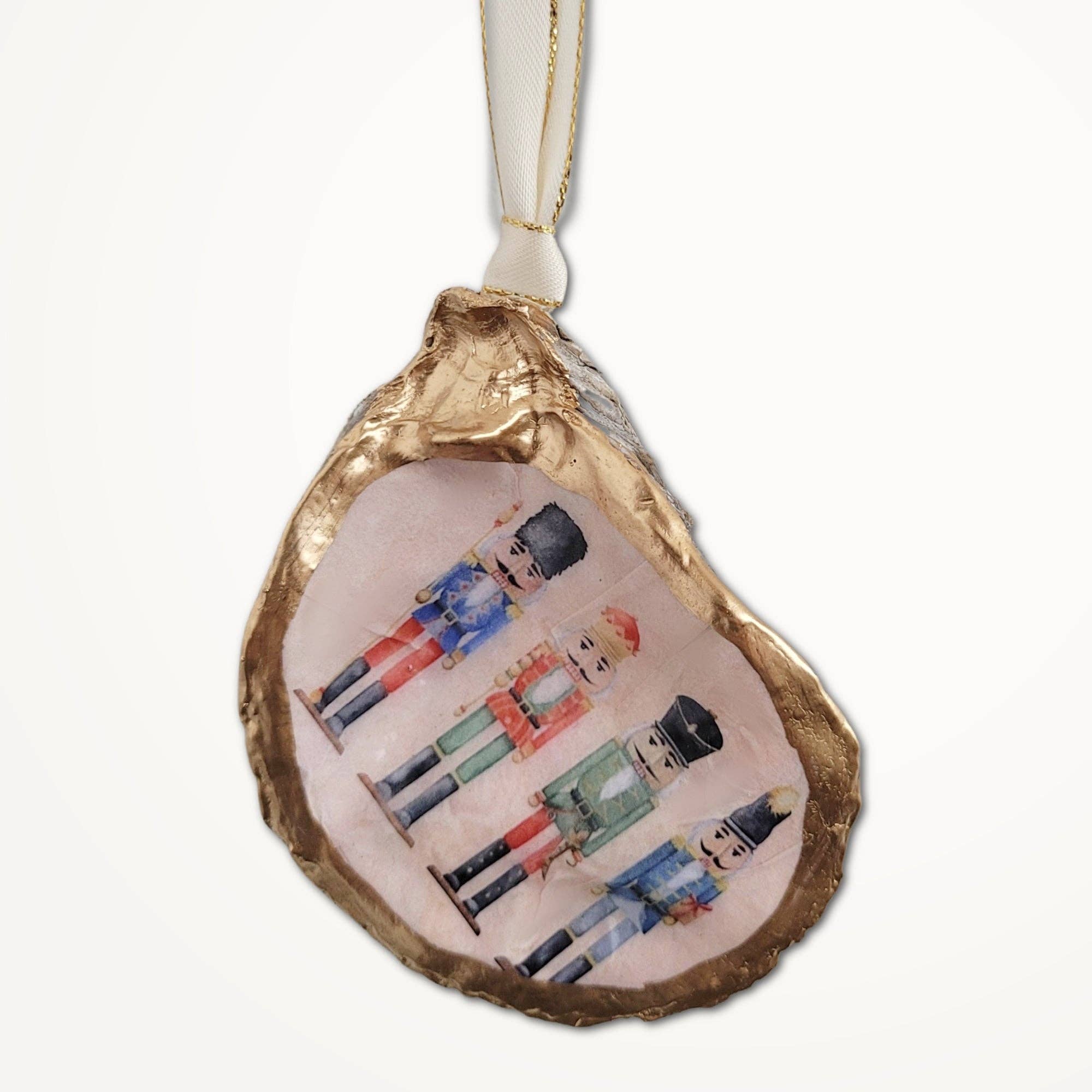 Beatrixbell Handcrafted - Wholesale Ornament - Nutcracker Christmas Ornament • Oyster Shell8