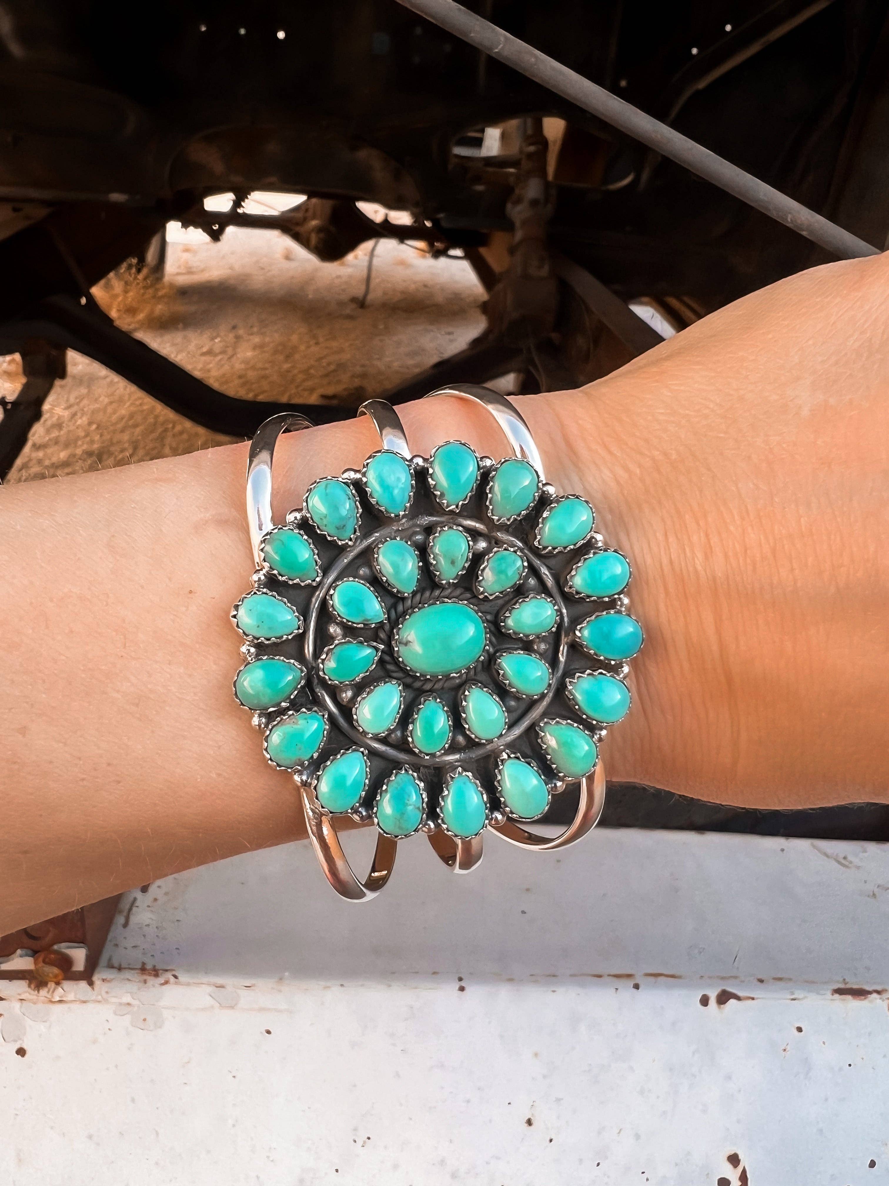 Krush Kandy – wholesale Manschettarmband – Stor Blossom Sterling Silver Manschett | FÖRBESTÄLL1