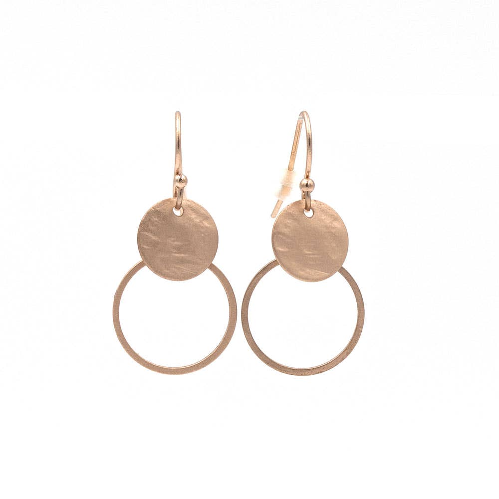 Sergio Engel jewellery – Großhandel Ohrhänger – Pura Ohrring 55 Schicker Ohrhänger mit Plättchen und Kreis4