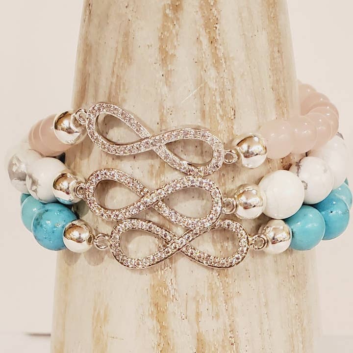 Infinity Bracelets for wholesale by AA Designs Jewelry