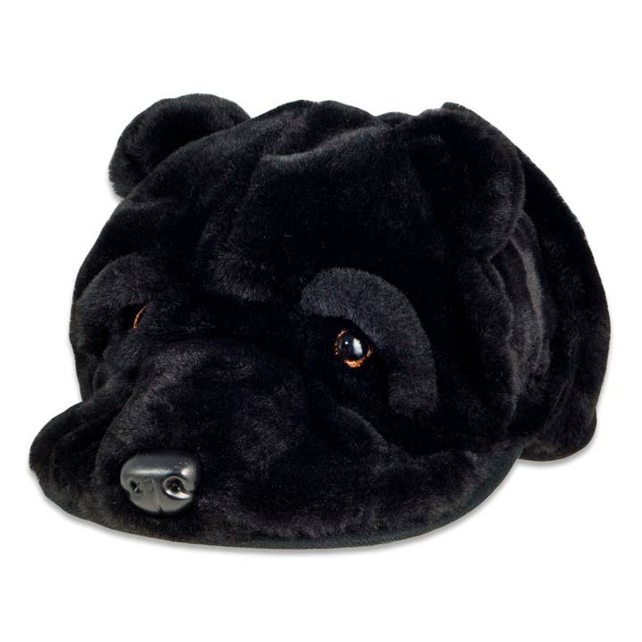 Black Bear Fur Earflap Fitted Hat for wholesale by Grassroots California