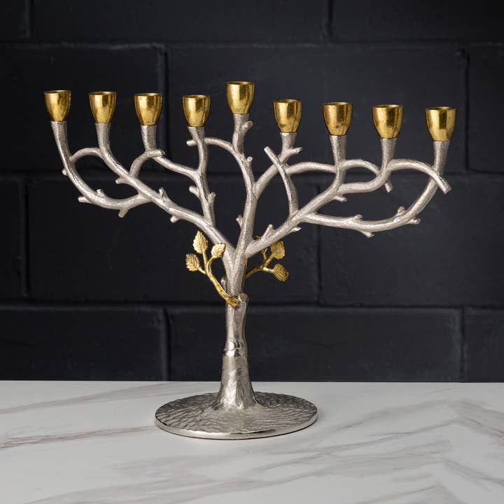 CLASSIC TOUCH DECOR INC. - Wholesale Menorah - Oil Menorah - Gold/Nickel