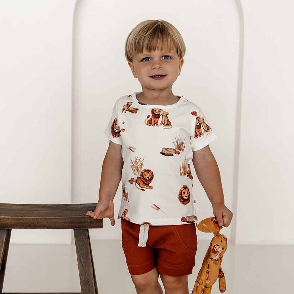 Snuggle Hunny - Venta al por mayor Camiseta - Niños - Camiseta Lion Organic4