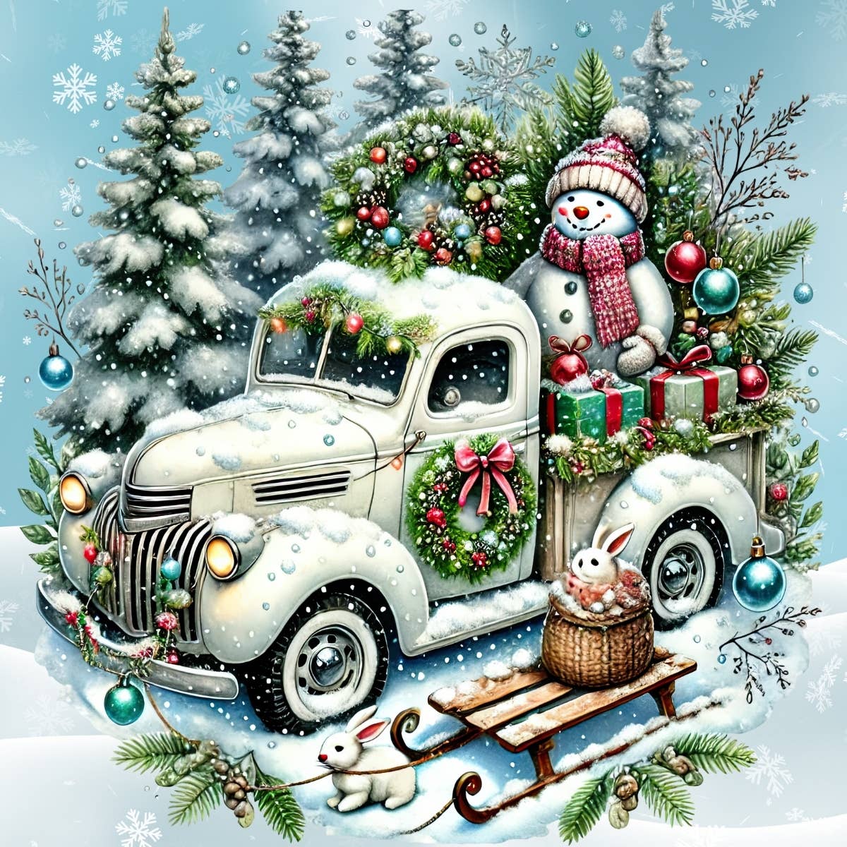 Nimblepic - Wholesale Magnet - Magnets - Christmas Vintage Gallery D2