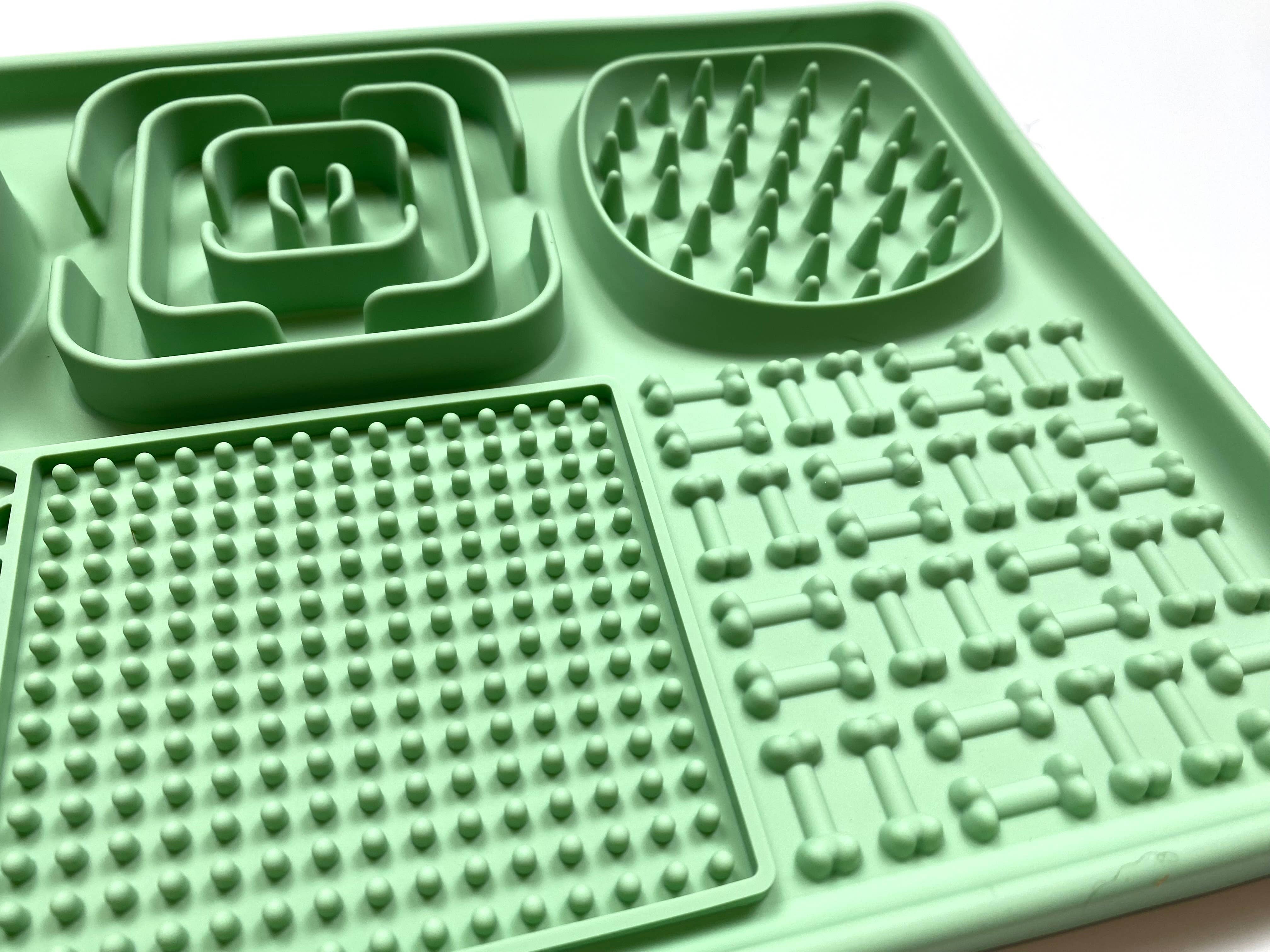 Dog Bandana Co. – Tapete para comedouro – Cão por atacado – Tapete Deluxe para Lambidas de Pets9