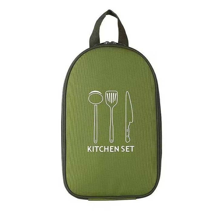 VIGOR - Wholesale Outdoor Grill Tools - Camping Utensil Set Camping Kitchen Set Cookware 11 Pcs Acc