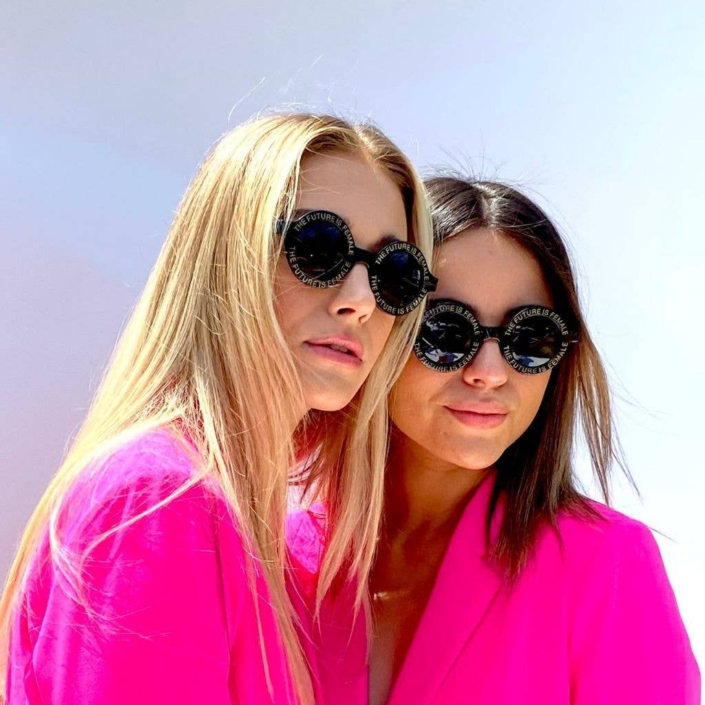 Gleam Eyewear - Wholesale Sunglasses - Women's - Future Is Female Sunglasses | Black8