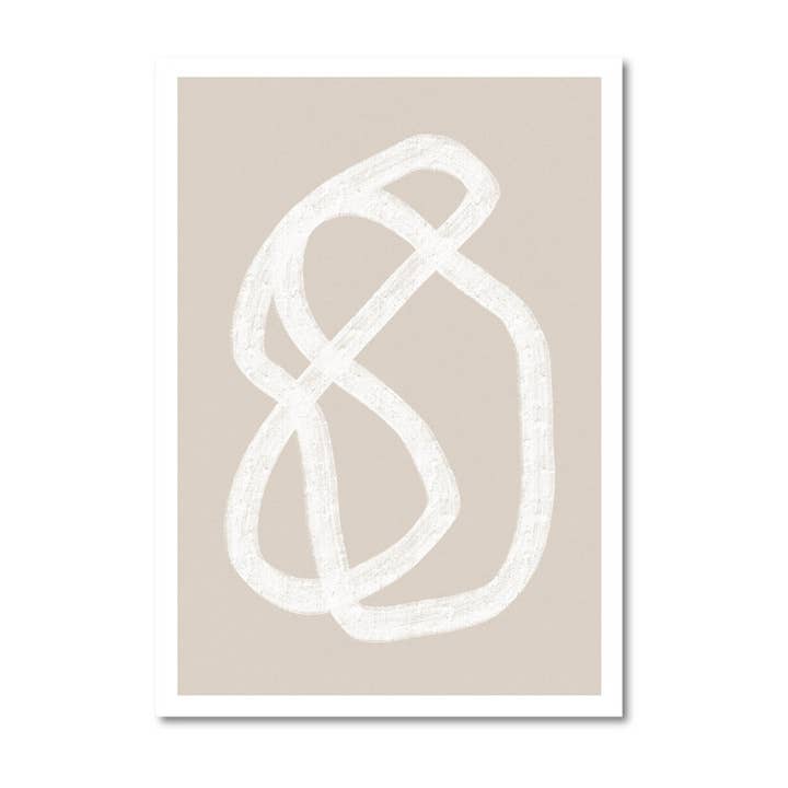 Painted Abstract Lines Print for wholesale by Peechy