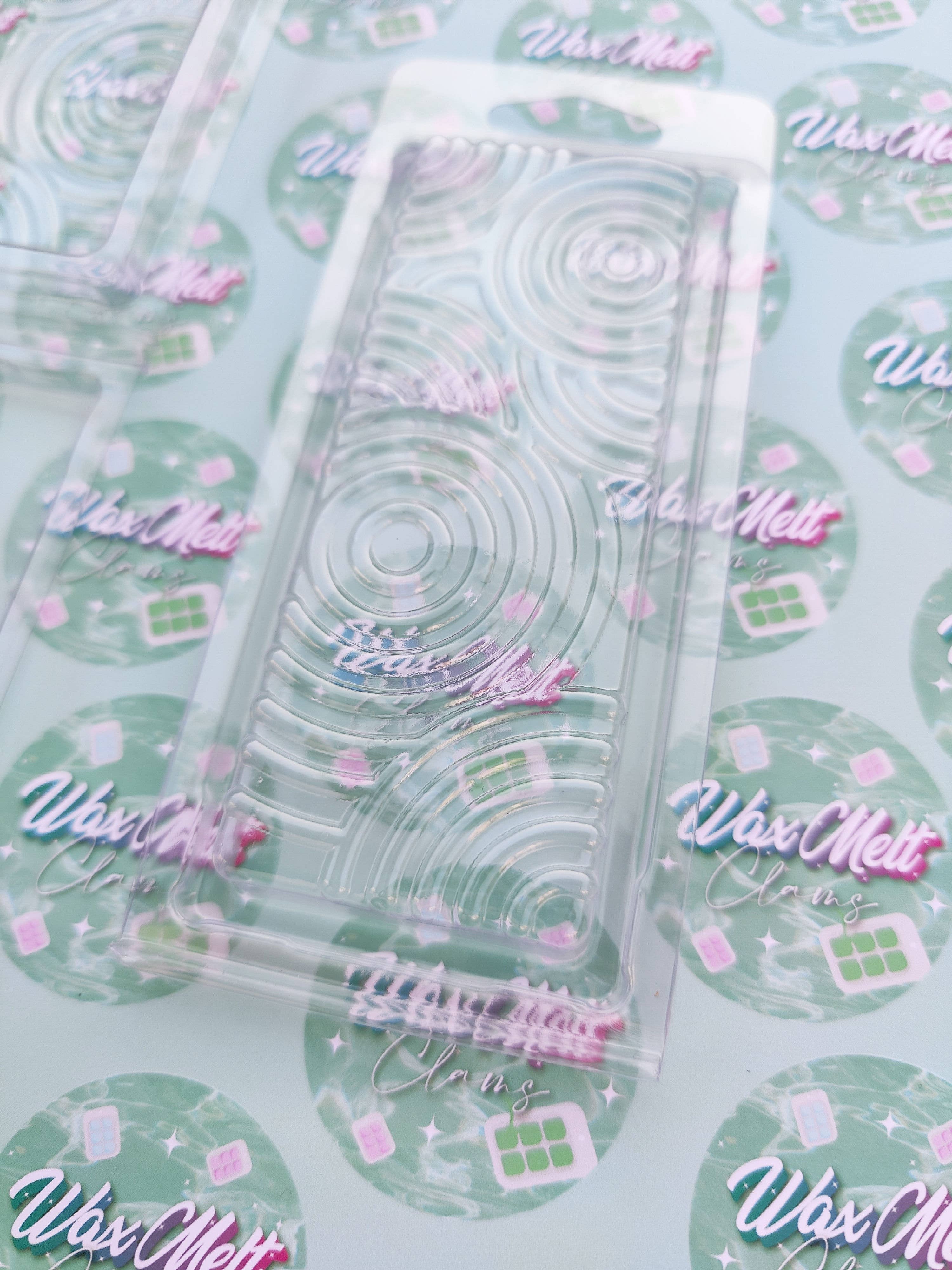 Wax Melt Clams – Großhandel Schmelzwachs – 'Swirl' Snap Bar Klappschale Verpackung (leer)2