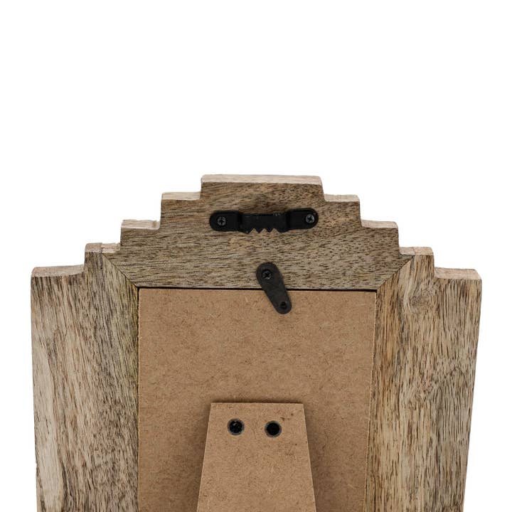 Foreside Home & Garden - Wholesale Picture Frame - 4x6 Photo Monty Stepped Picture Frame Wood Black5