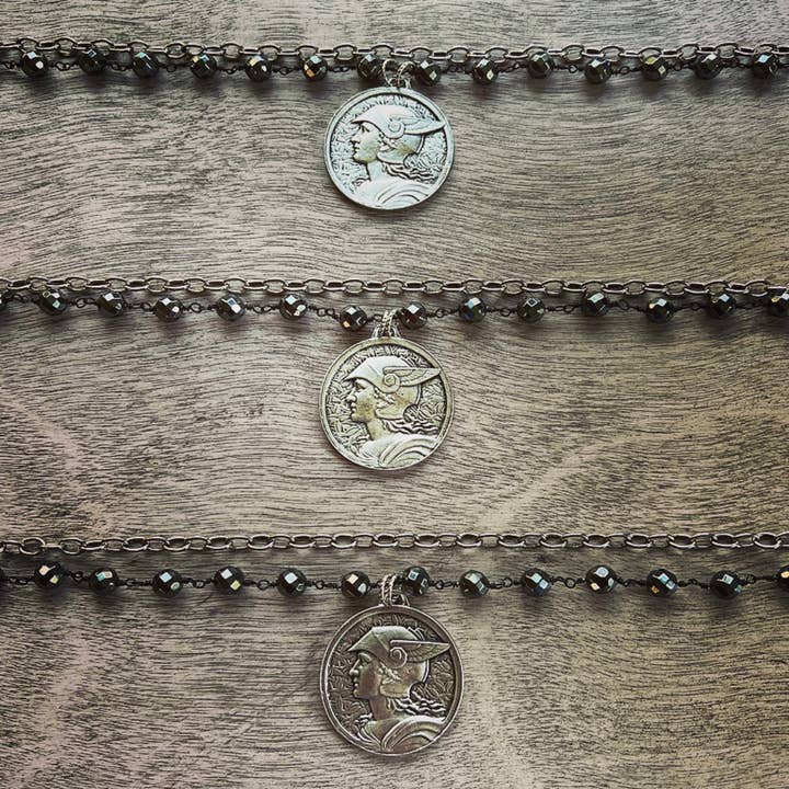 Chasing Cherubs - Wholesale Pendant/Charm Necklace - Mercury