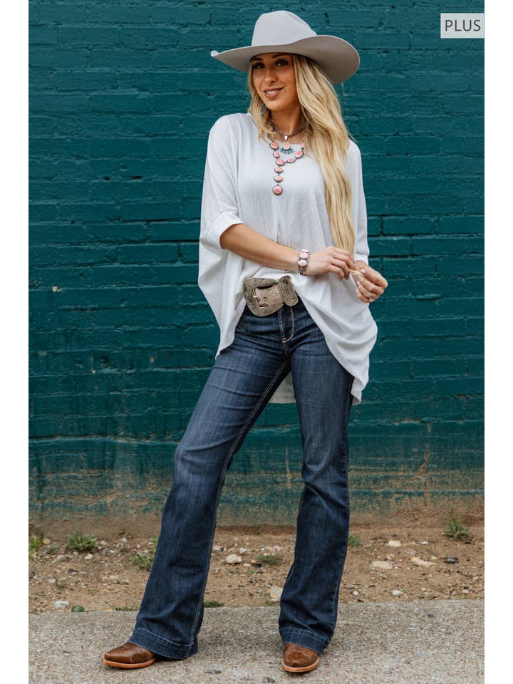 Andrée by Unit - Wholesale Tunic - Women's - PLUS SIZE Dolman Sleeve Tunic Top10