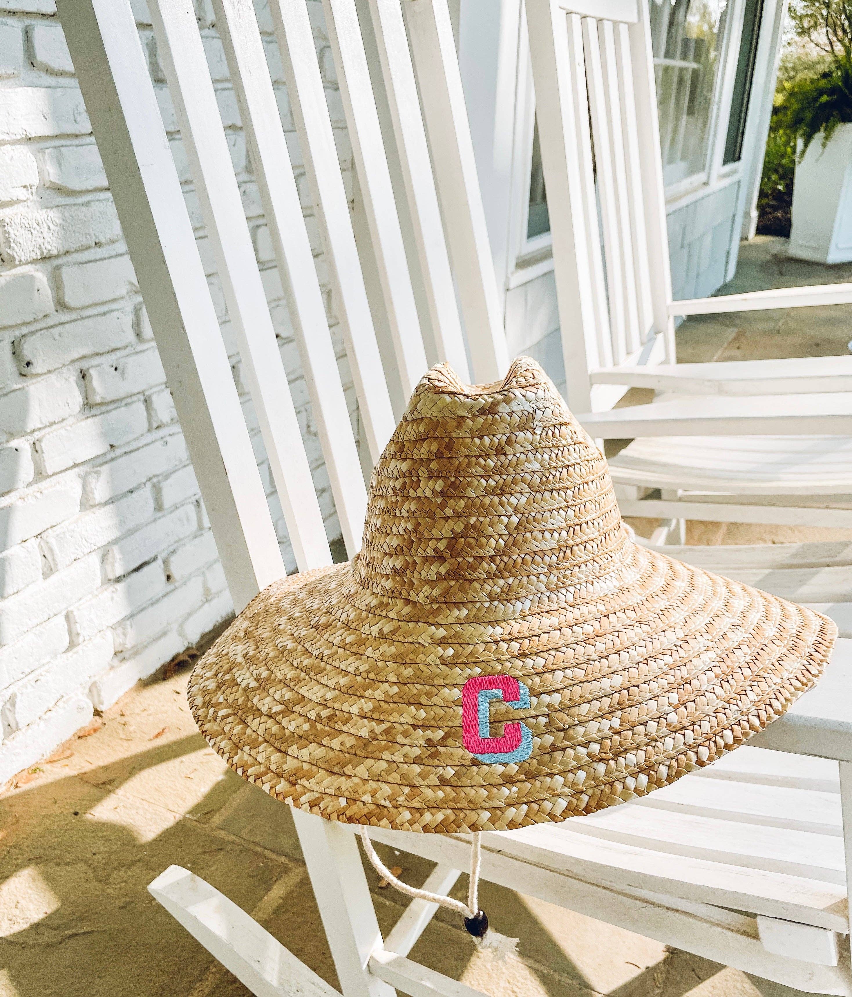 The Monogram Corner - Wholesale Straw Hat - Women's - BEACHCOMBER STRAW HAT2
