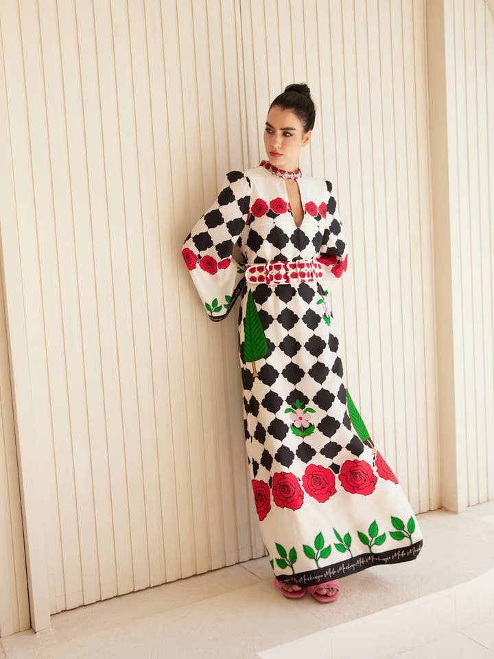 MACKENZIEMODE - Wholesale Dress – Women's - Rose Petals Maxi9