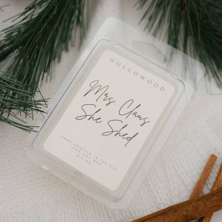 MRS. CLAUS SHE SHED | HOLIDAY | WAX MELT for wholesale by HOLLOWOOD FRAGRANCE