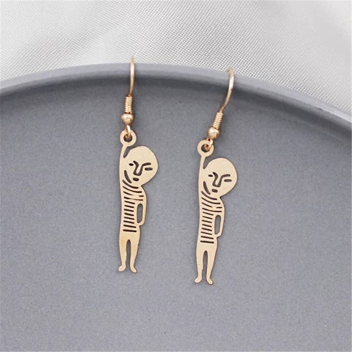 Pendientes hombre colgante para venta al por mayor de Smilebymelissa