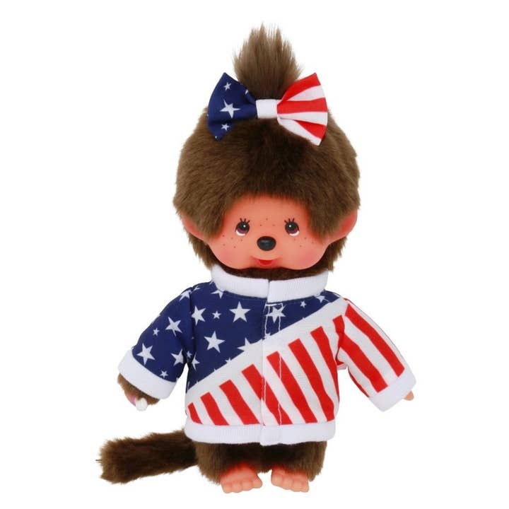 Aliquantum International Inc. - Wholesale Stuffed/Plush Toy - Kids & Baby - Monchhichi US Olympic jerysey model (Velcro)