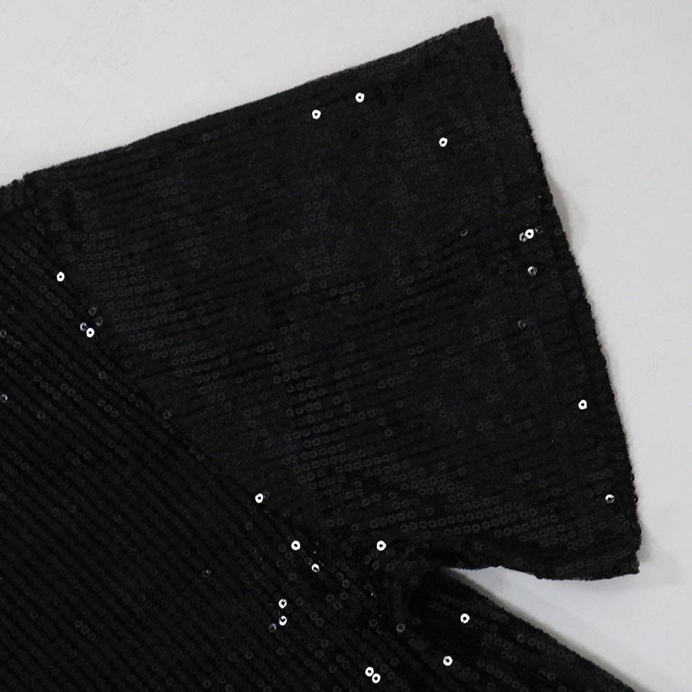 MB Fashion Wholesale - Wholesale Dress - Women's - MB FASHION SEQUIN PRINTED BIRTHDAY MINI DRESS 0541LY23