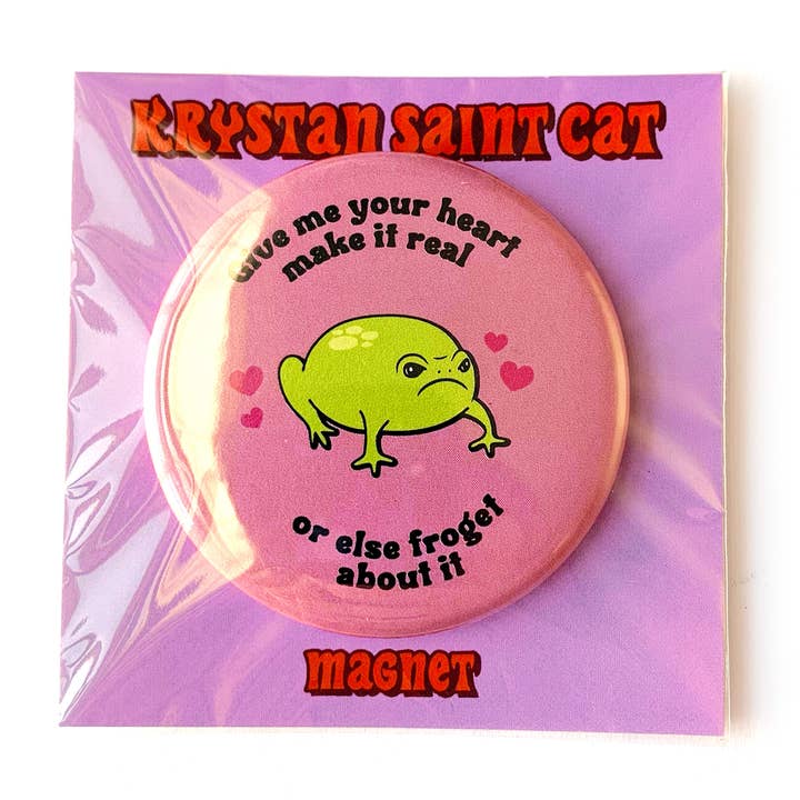 Froget About It Magnet for wholesale by Krystan Saint Cat