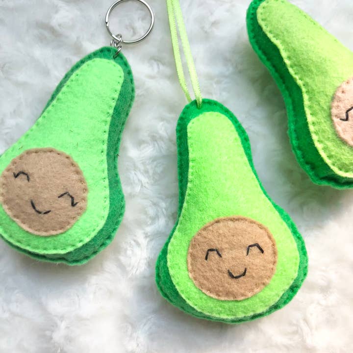 Avocado Ornament for wholesale by Charley & Ruth Designs