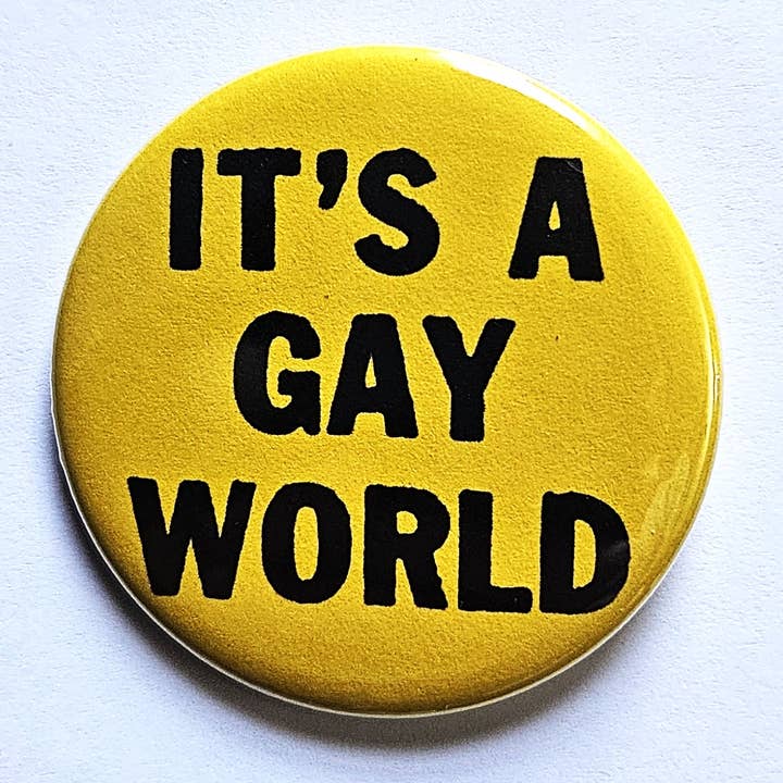 Flip The Record - Wholesale Lapel Pin/Button - Vintage Pride Buttons Magnets & Bottle Openers. set 055