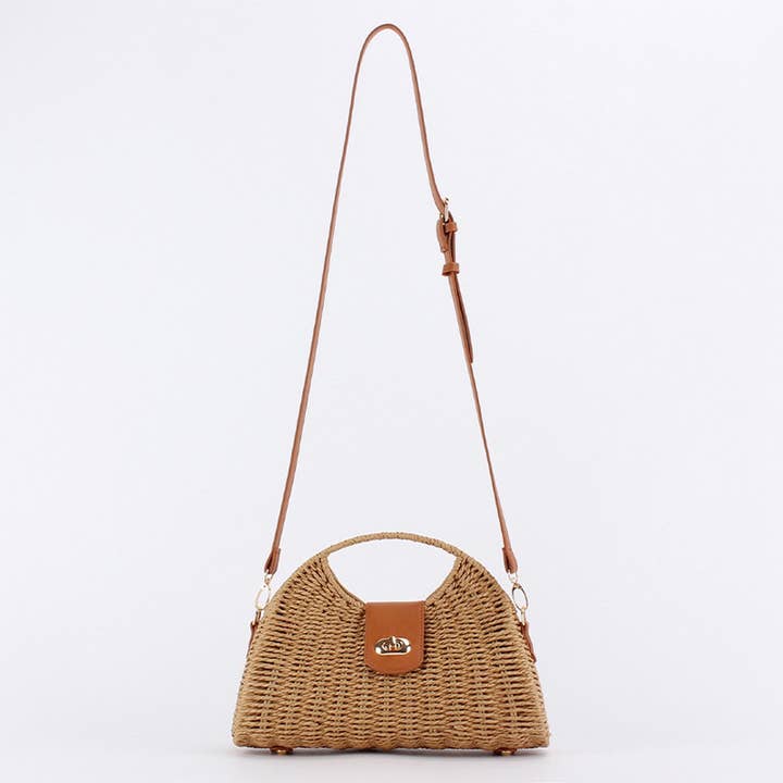 HIGH-END FASHIONABLE PAPER ROPE WOVEN BAG_CWAB4710 for wholesale by ACCITY