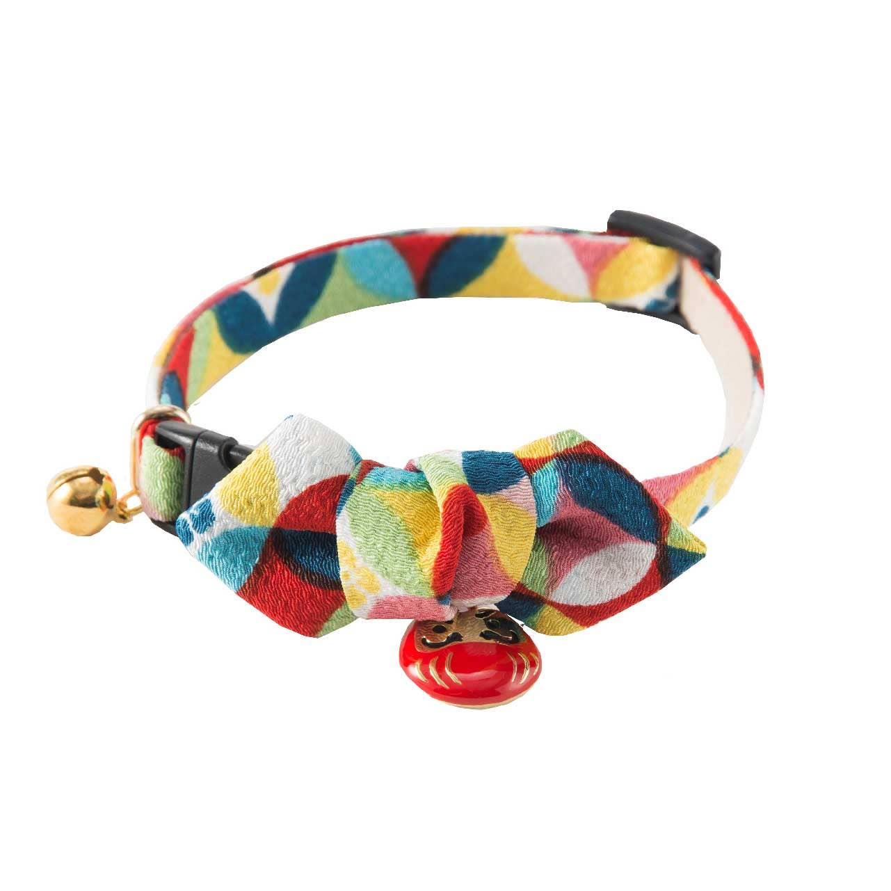 MOON-X USA, INC. - Wholesale Pet Collar - Cat - Daruma Charm Bow Tie Cat Collar (Red)2