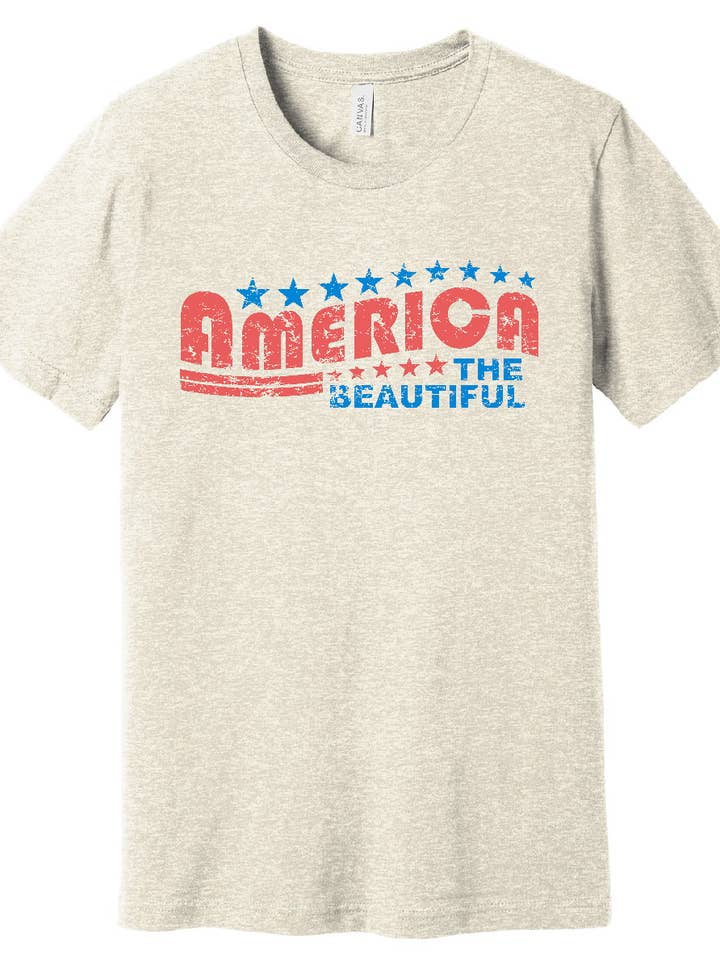 T-shirt graphique America the Beautiful pour la vente par TnT Apparel