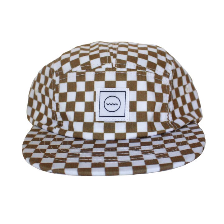 RAD RIVER CO. - Wholesale Baseball Cap - Kids - Cotton Five-Panel Hat in Copper Check0