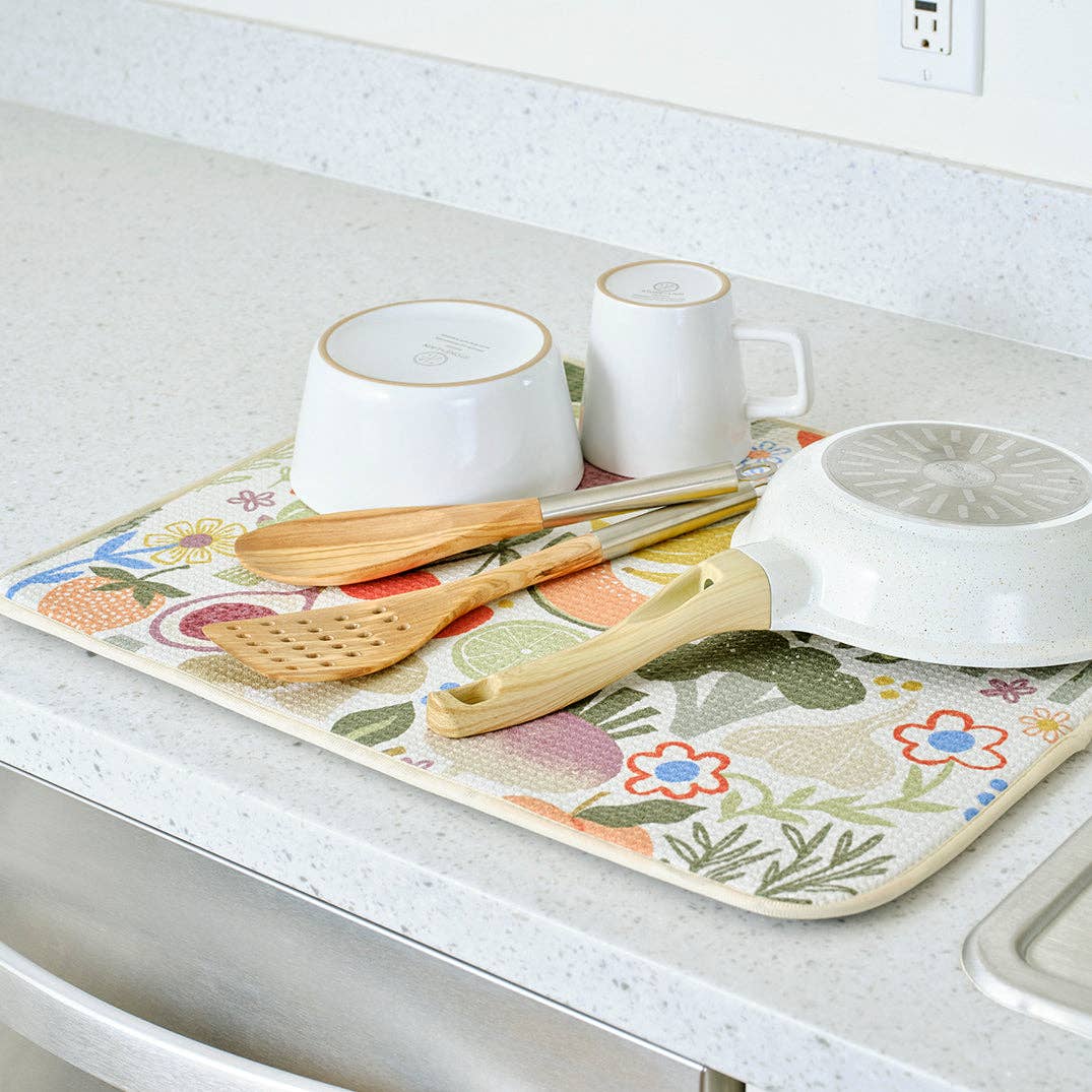 WerkShoppe - Wholesale Dish Drying Mat/Rack - Farm Stand Microfiber Dish Drying Mats, Machine Washable1