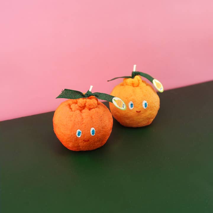 ArtketGoods – Großhandel Stumpenkerze – Hässliche Orangenkerze2