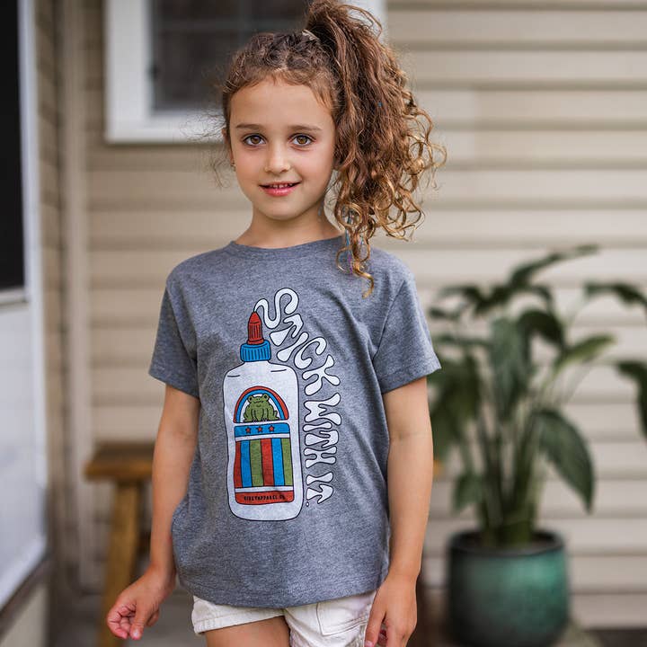 Stick With It - Back To School T-Shirt für Kinder für den Großhandel von Rivet Apparel Co.