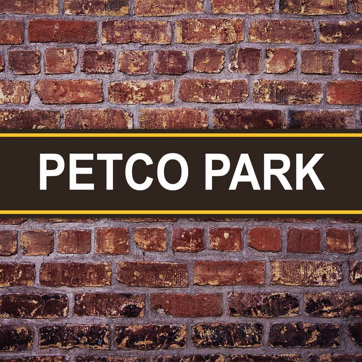 Panneau de rue Petco Park, route de baseball des Padres de San Diego pour la vente par Game Time Prints