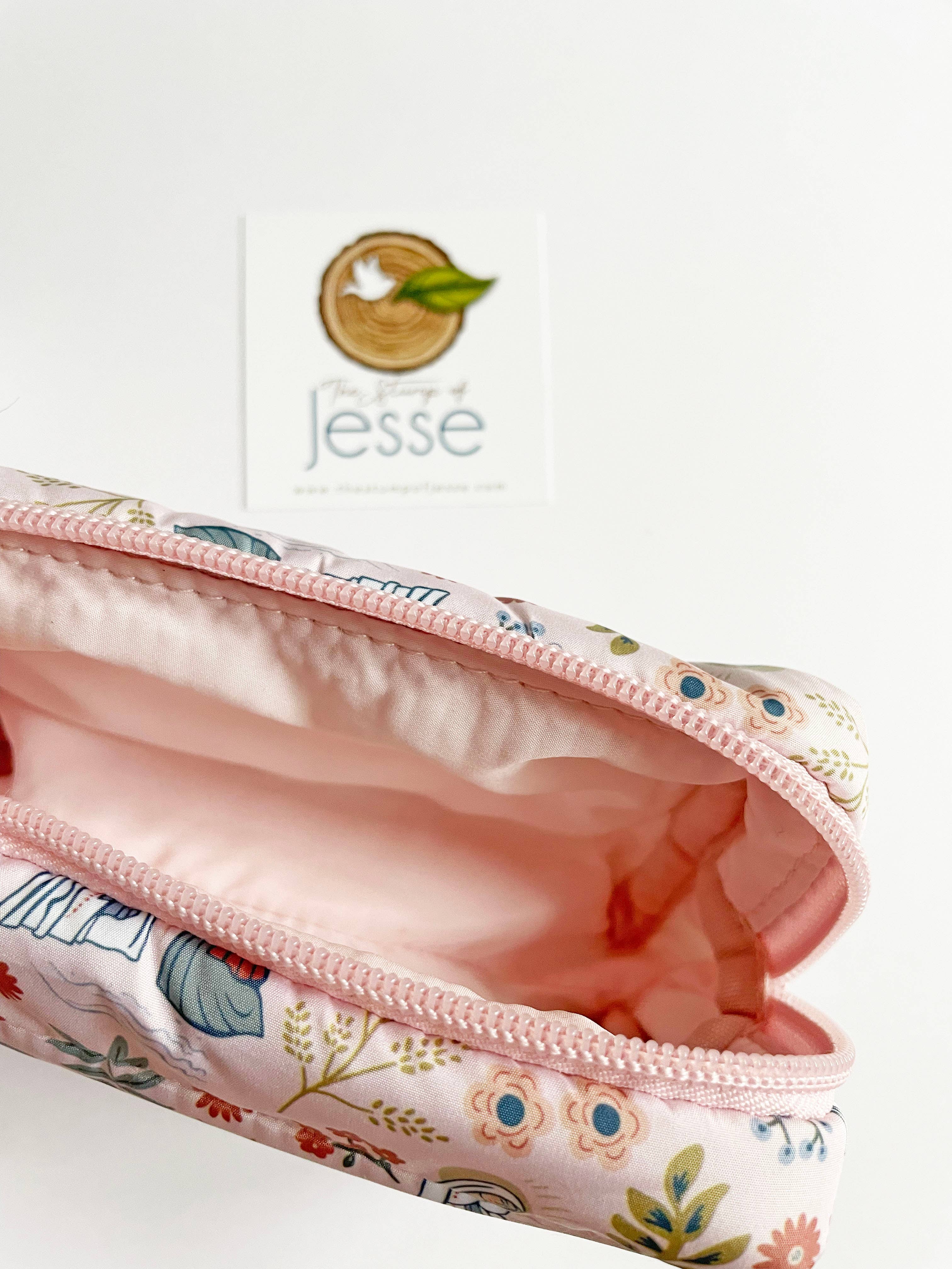 The Stump of Jesse – wholesale Pouch – Women’s – Our Lady of Lourdes lightweight waterproof puffer pouch5